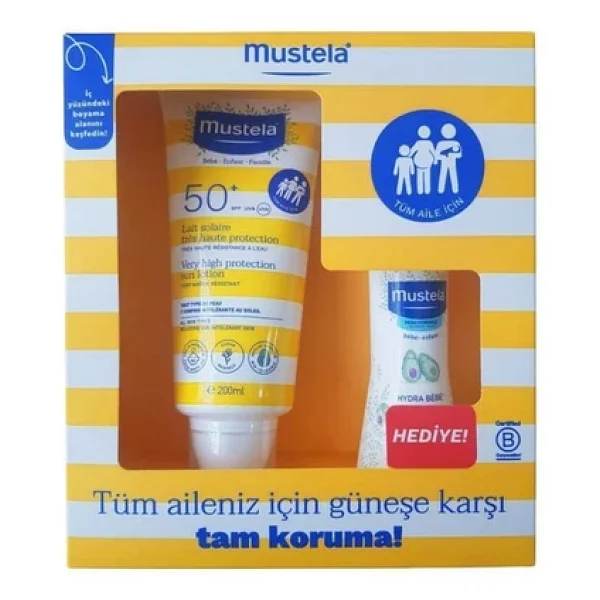 Mustela Güneş Losyonu Spf 50 200 Ml Vücut Losyonu 100 Ml - Görsel 3