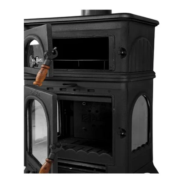 Flamestove Fs-024 Modena Lüx Oven Döküm Soba - Görsel 5