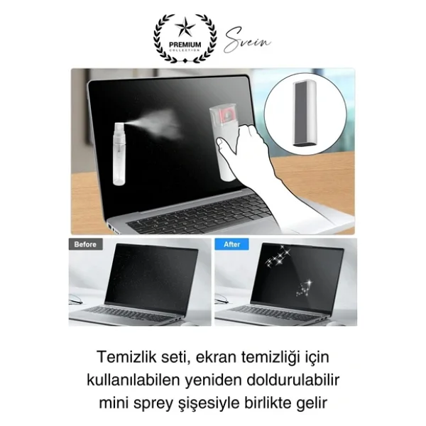 7in1 Bluetooth Kulaklık Temizleme Kalemi Klavye Telefon Tablet Elektronik Eşya Detaylı Temizlik Kiti - Görsel 7