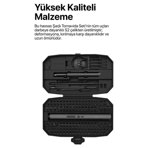 Xenon Smart X6833 153 Parça Hassas Şarjlı Tornavida Seti - Görsel 7