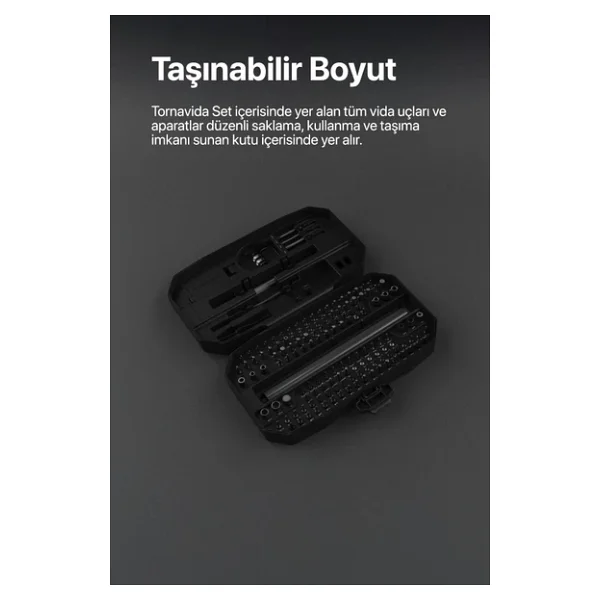 Xenon Smart X6833 153 Parça Hassas Şarjlı Tornavida Seti - Görsel 8