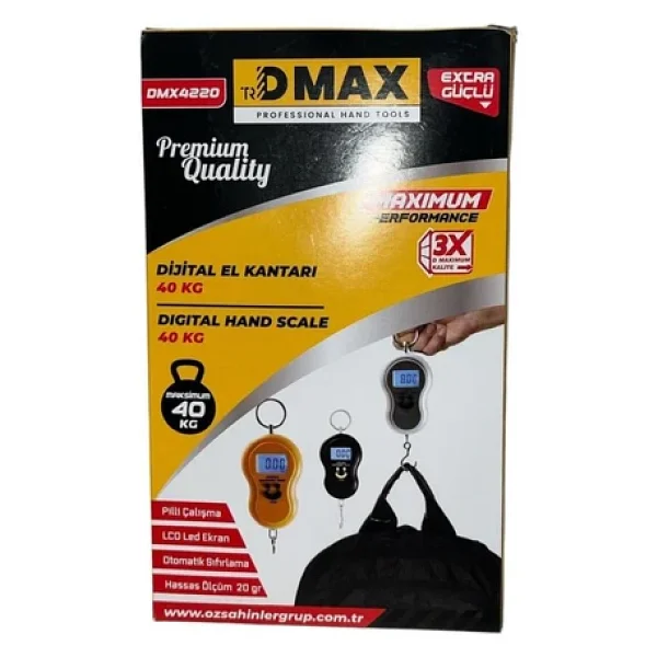 Dmax Dijital El Kantarı 40 Kg Dmx4220 - Görsel 6