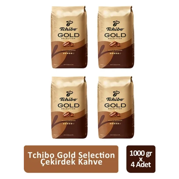 Tchibo Gold Selection Çekirdek Filtre Kahve 1000 Gr 4'lü - Görsel 5