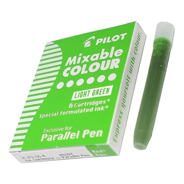 Pilot Parallel Pen Mürekkep Kartuş - Renk : Açık Yeşil 6 Ad - Görsel 3