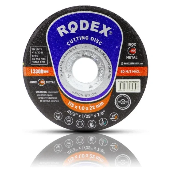 Spiral Taşlama Cırt Zımpara İnox Metal Kesici Flap Disk 34 Parça - Görsel 2