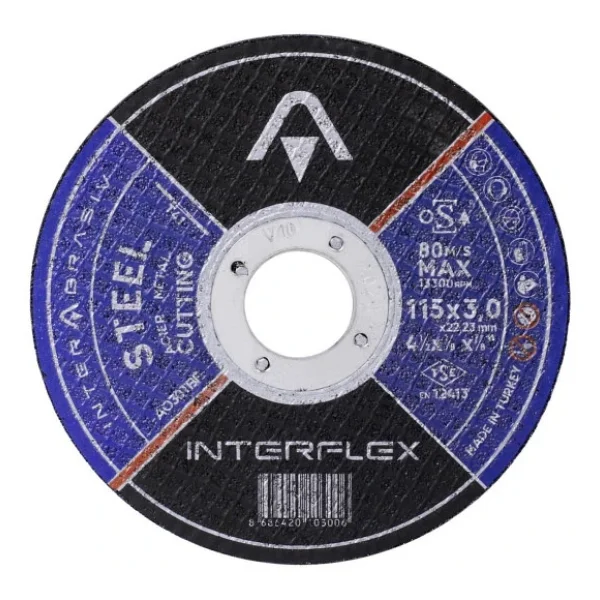 Spiral Taşlama Cırt Zımpara İnox Metal Kesici Flap Disk 34 Parça - Görsel 4
