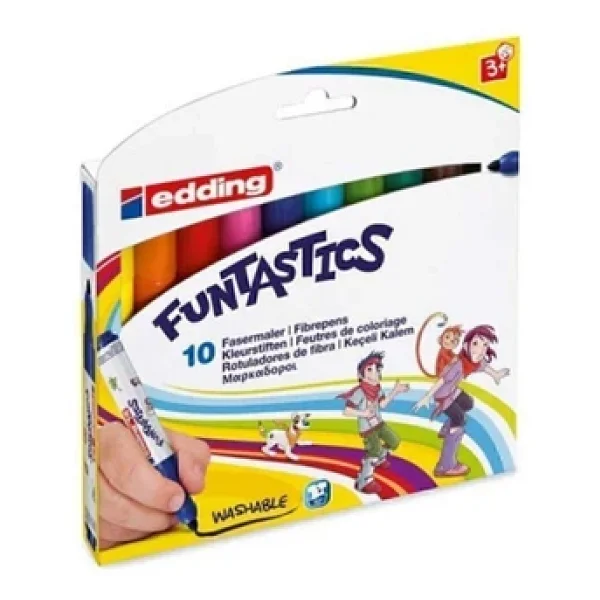 Edding Funtastics 14 Kalın Uçlu 10'lu Keçeli Kalem - Görsel 5