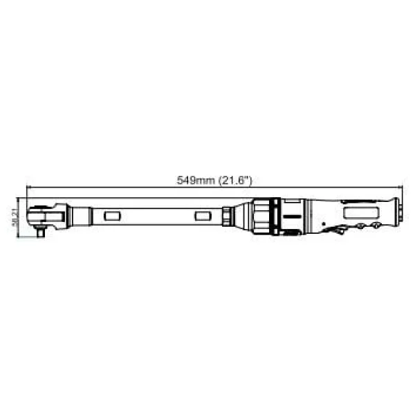 Gav Os-8658m-224 1/2 İnç Uzun Havalı Cırcır - Görsel 2