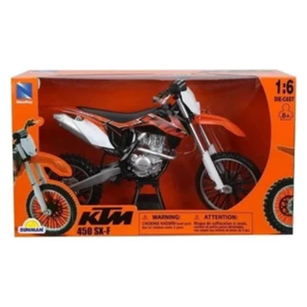 Sunman Newray 1:6 Ktm 450 Sx-F Model Motosiklet - Görsel 5