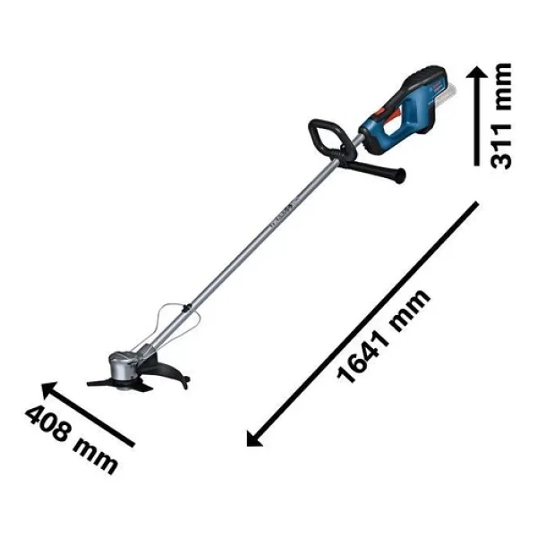 Bosch Gfr 18v-23 18 V Çift Akülü 8 Ah Yan Tırpan - Görsel 4