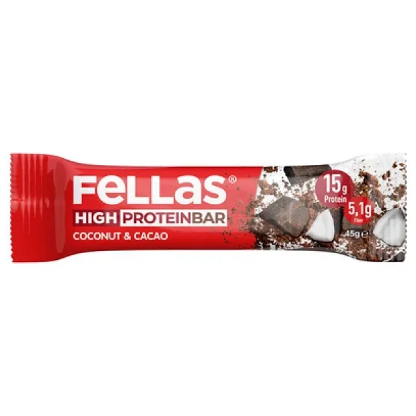Fellas Yüksek Protein Bar 45 G Süper Ikili Kutu 24 Adet - Hind. Cevizli X 12 Adet + Yer Fıstıklı X 12 Adet - Görsel 2