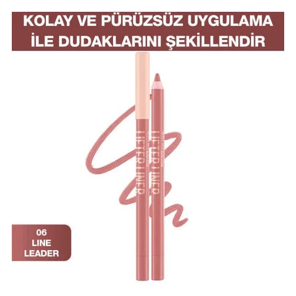 Maybelline New York Lifter Liner 006 Line Leader Dudak Kalemi - Görsel 5