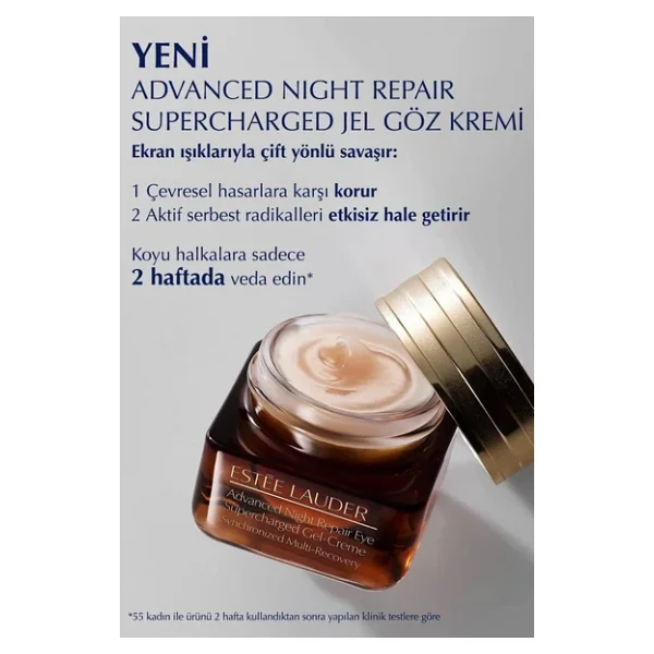 Estee Lauder Advanced Night Repair Göz Bakım Seti - Supercharged Göz Kremi (15ml + 5ml), Serum 7ml - Görsel 5