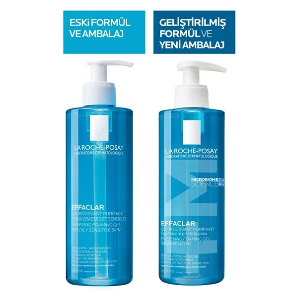 La Roche-Posay Effaclar Temizleme Jeli 400 Ml + Mikro Soyucu Tonik 200 Ml - Görsel 4