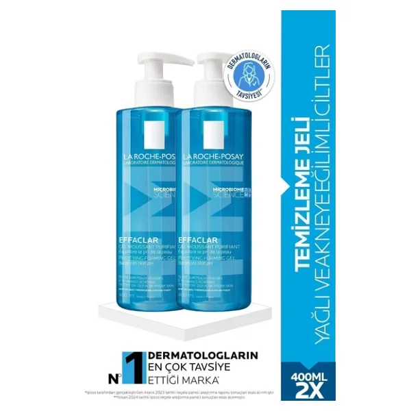 La Roche-Posay Effaclar 400 Ml 2 Adet Yüz Temizleme Jeli - Görsel 5