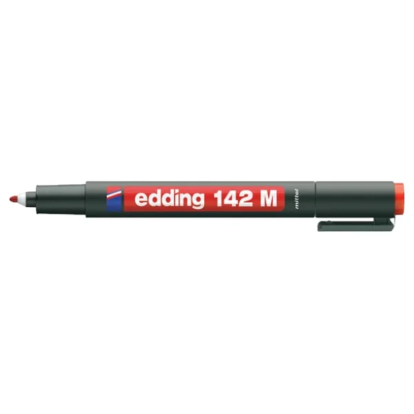 Edding 142m 10'lu Paket Asetat Kalemi Kırmızı - Görsel 7