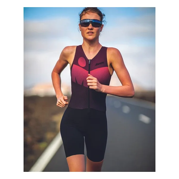 Santini Ironman Audax Kadın Kolsuz Trisuit 9ı771ımgaudax - Görsel 5