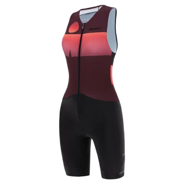 Santini Ironman Audax Kadın Kolsuz Trisuit 9ı771ımgaudax - Görsel 2