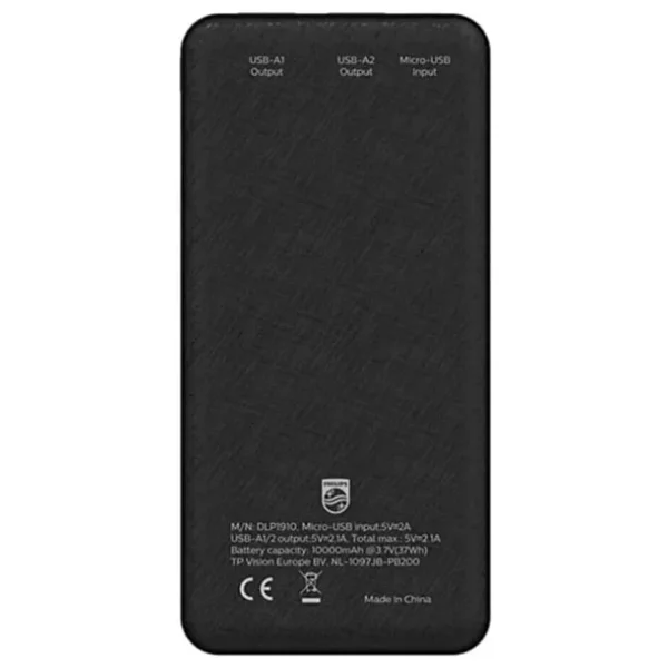 Philips Dlp1910nb Siyah 10000 mAh Powerbank - Görsel 6