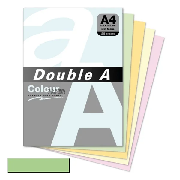 Double A A4 80 Gr 25 Yaprak Pastel Fotokopi Kağıdı - Görsel 3