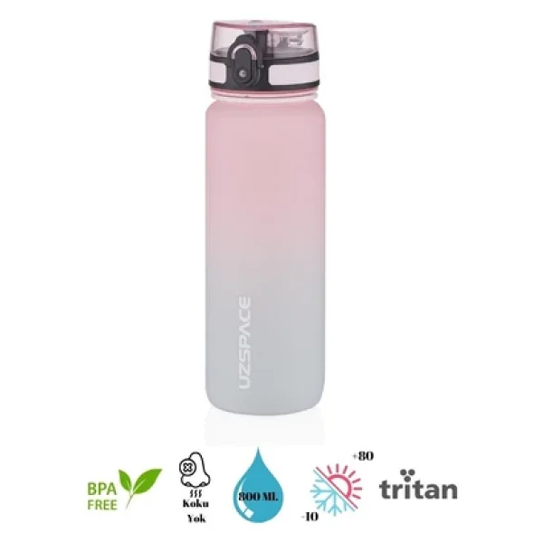 Uzspace 3053-6 Çift Renk 800 Ml Tritan Matara - Görsel 3