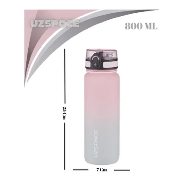 Uzspace 3053-6 Çift Renk 800 Ml Tritan Matara - Görsel 4