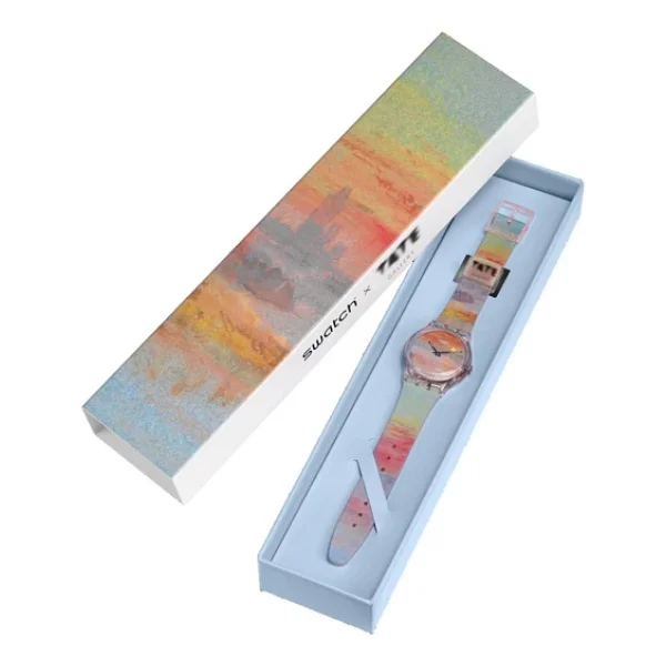Swatch X Tate Gallery Turner's Scarlet Sunset So28z700 Kol Saati - Görsel 9