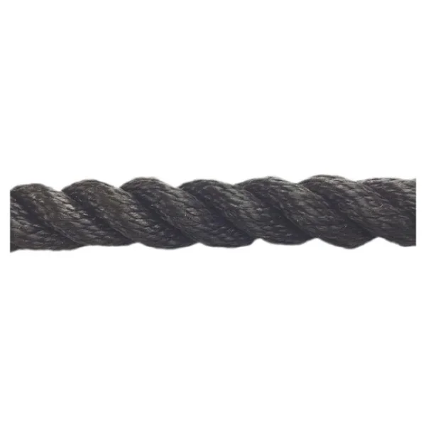 Dolphin Rope Polyester Halat 3 Kollu 22 Mm Siyah - Görsel 2