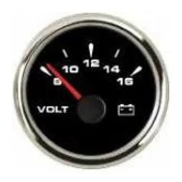 Sealux Voltmetre Ø52mm Siyah 24v - Görsel 3