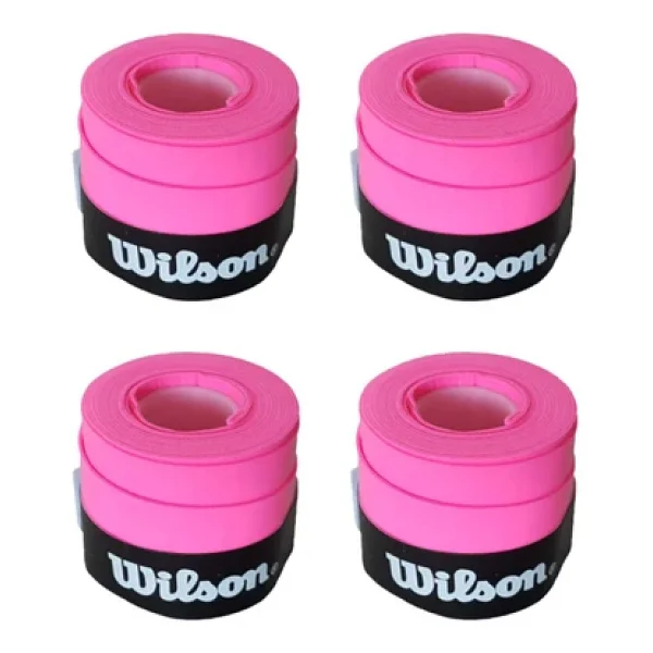 Wilson Comfort Bowl O'grips 4 Adet Grip, Tenis Raketi Gribi Pembe - Görsel 3