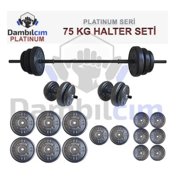 Dambılcım Platinum 75 Kg Dambıl Seti - Görsel 5