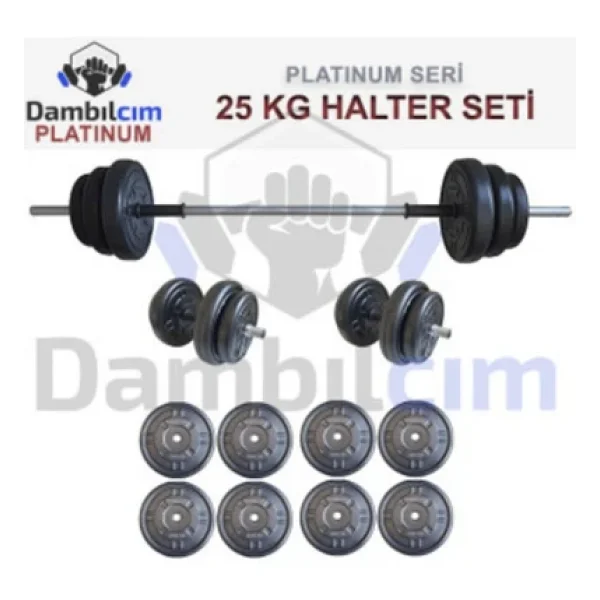 Dambılcım Platinum 25 Kg Dambıl Seti - Görsel 7