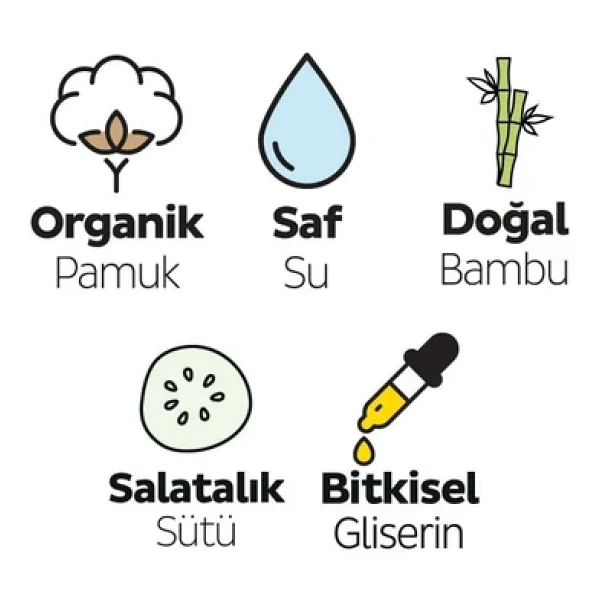 Sleepy Natural Yenidoğan 60 Yaprak 9'lu Paket Islak Mendil - Görsel 6