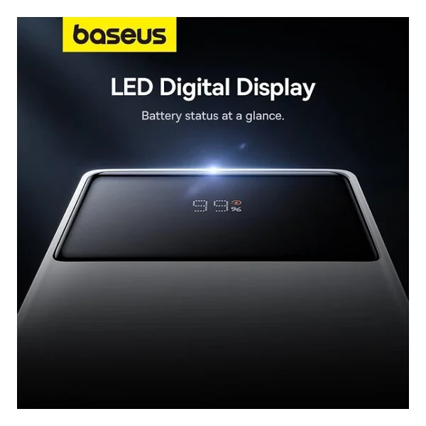 Baseus Star Lord 30 W Beyaz 10000 mAh Hızlı Şarj Powerbank - Görsel 2