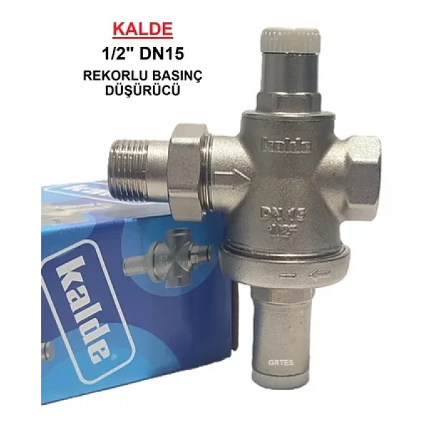 Kalde 1/2" Dn15 Rekorlu Su Basınç Düşürücü - Pressure Reducing Valves - Görsel 5