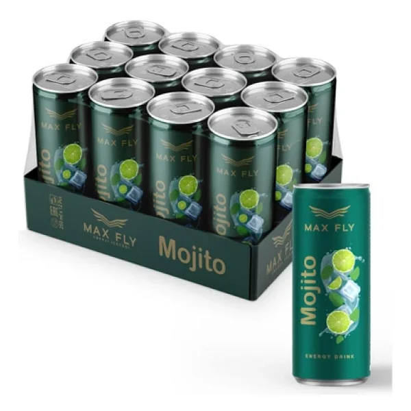 Max Fly Mojito Enerji Içeceği 250 Ml 12 Adet - Görsel 5