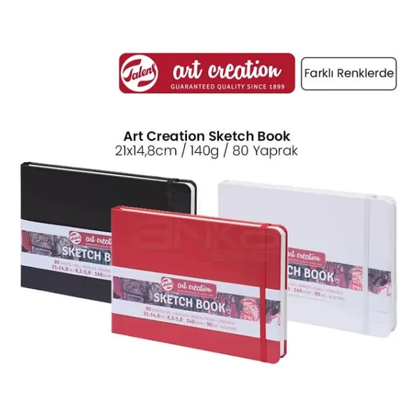 Talens Art Creation Sketch Book 21x14,8cm 140g 80 Yaprak - Görsel 4