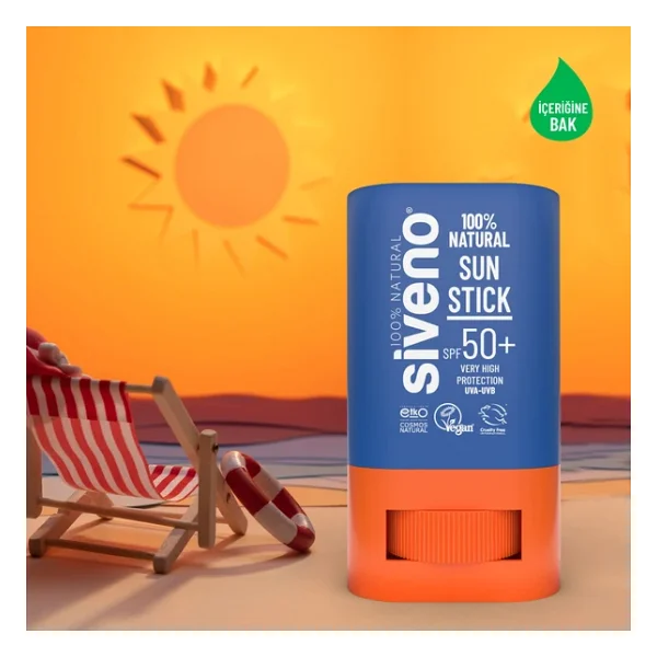 Siveno Mineral Filtreli Renkli 15 Gr 50 Faktör Stick Güneş Kremi - Görsel 4