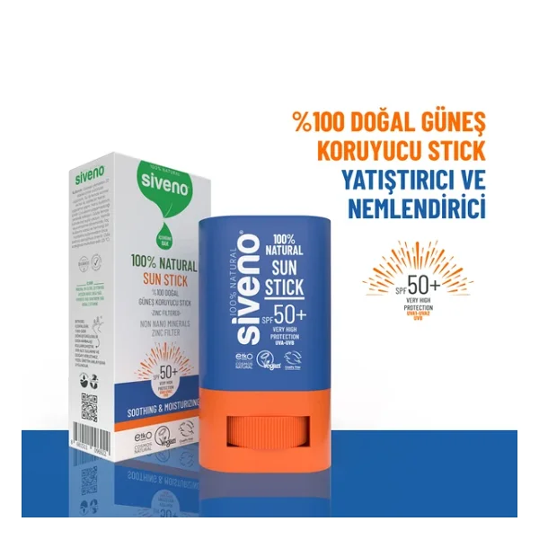 Siveno Mineral Filtreli Renkli 15 Gr 50 Faktör Stick Güneş Kremi - Görsel 6