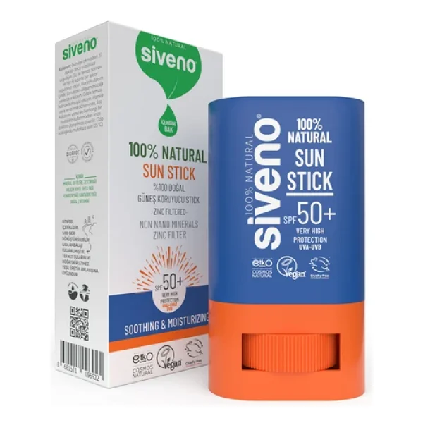 Siveno Mineral Filtreli Renkli 15 Gr 50 Faktör Stick Güneş Kremi - Görsel 9