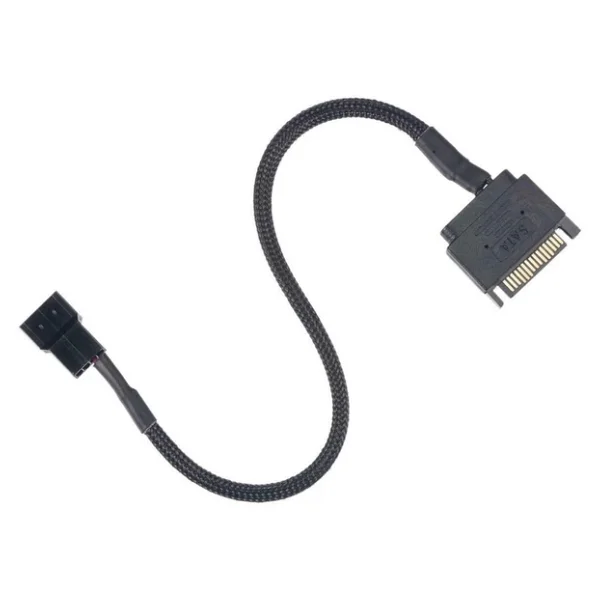 4903 Sata Power To Fan Çevirici Y Pwm Çoklayıcı Splitter Kablosu 1 Port 2 Pin - Görsel 4