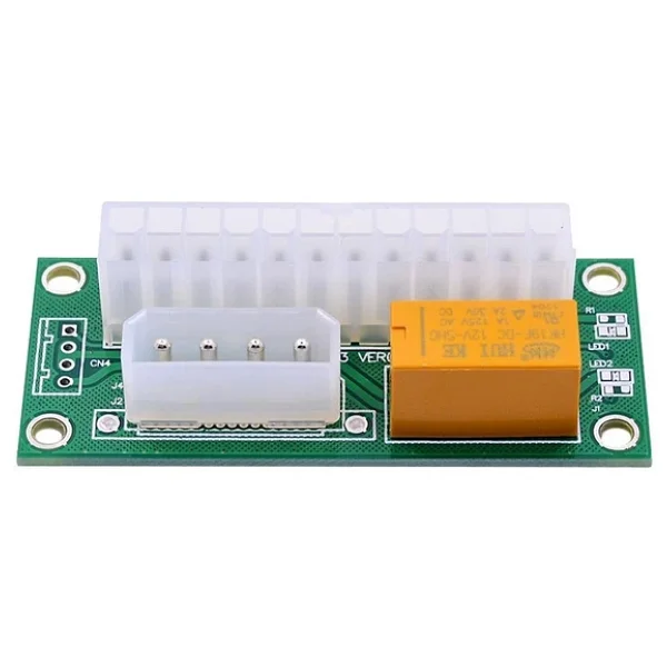 4326 Power Supply Güç Kaynağı Atx Dual Psu 24+4 Pin Fan Çoklayıcı - Görsel 3