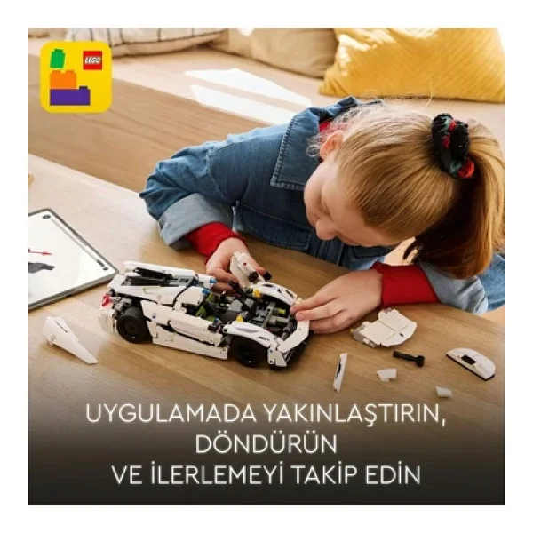 Lego 42184 Technic Koenigsegg Jesko Absolut Beyaz Hiper Araba - Görsel 9