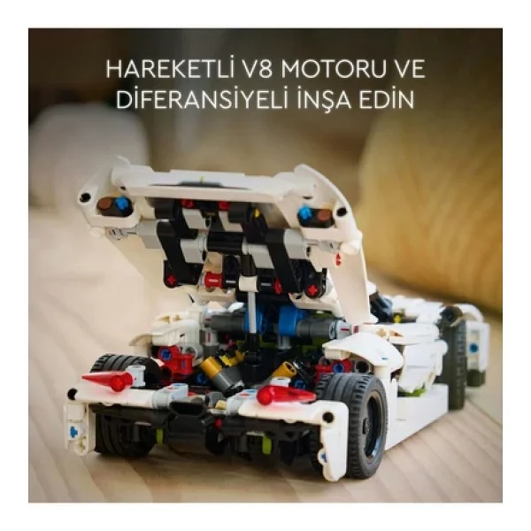 Lego 42184 Technic Koenigsegg Jesko Absolut Beyaz Hiper Araba - Görsel 4