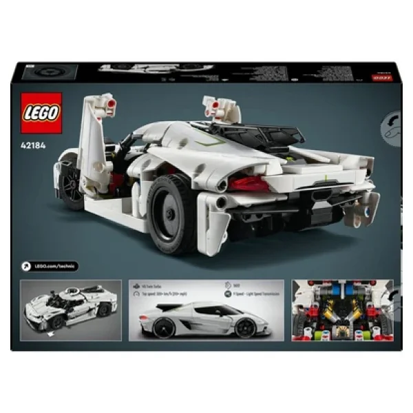 Lego 42184 Technic Koenigsegg Jesko Absolut Beyaz Hiper Araba - Görsel 5