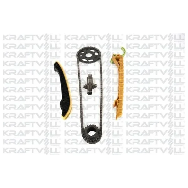 Kraftvoll 12100017 Eksantrik Zincir Seti M166 A-Serisi W168 97-04 Vaneo 414 02-04 A1660520003 - Görsel 3
