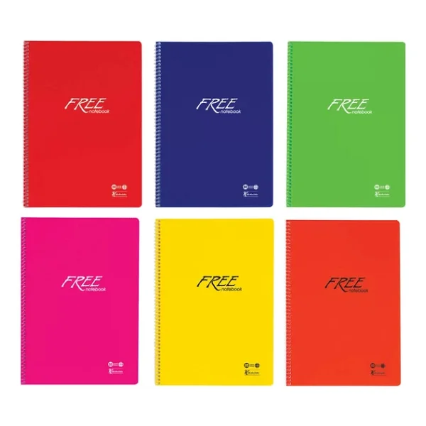 Keskin Color Free Pp Kapak Dikişli Kareli Defter A4 100 Yaprak 320442-99 - Görsel 3