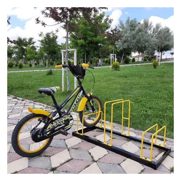 Bisiklet Park Yeri 3 Lü Bisiklet Park Demiri Üçlü Bisiklet Koyma Yeri (Üçlü) - Görsel 5