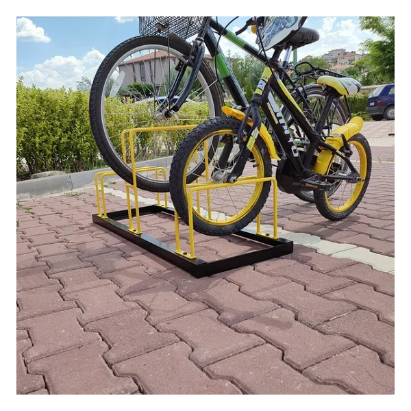 Bisiklet Park Yeri 3 Lü Bisiklet Park Demiri Üçlü Bisiklet Koyma Yeri (Üçlü) - Görsel 3