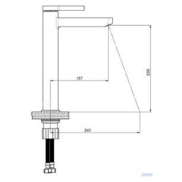 Gpd Gildo Msl165 Krom Set Üstü Lavabo Bataryası - Görsel 5